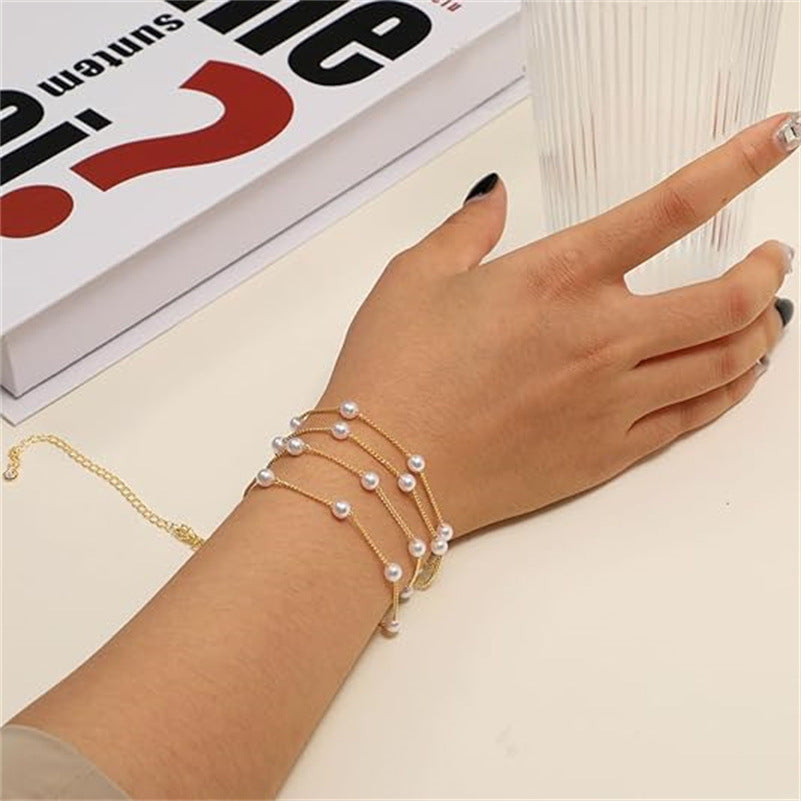 Chaîne de taille sexy et réglable pour femme – Style plage/été avec perles d'imitation et motif cœur – Accessoire polyvalent
