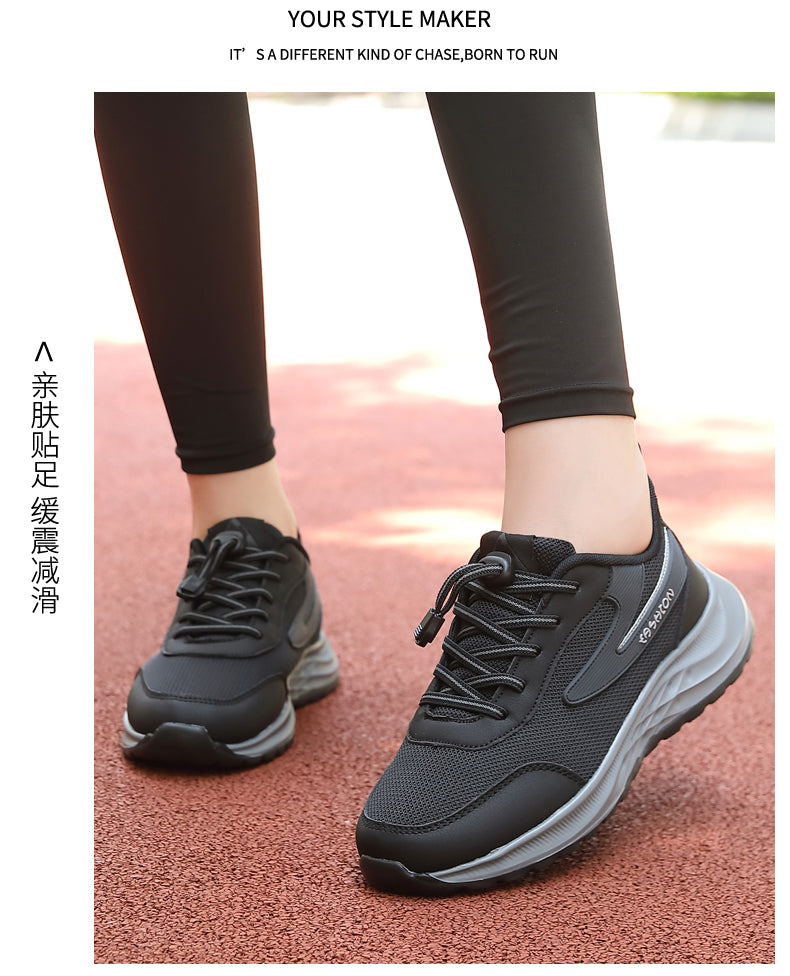 Chaussures pour seniors (nouveauté printemps) : semelles souples, confortables pour la marche, style sport mixte