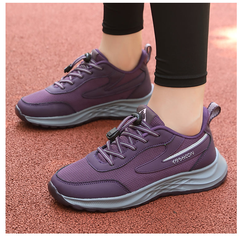 Chaussures pour seniors (nouveauté printemps) : semelles souples, confortables pour la marche, style sport mixte