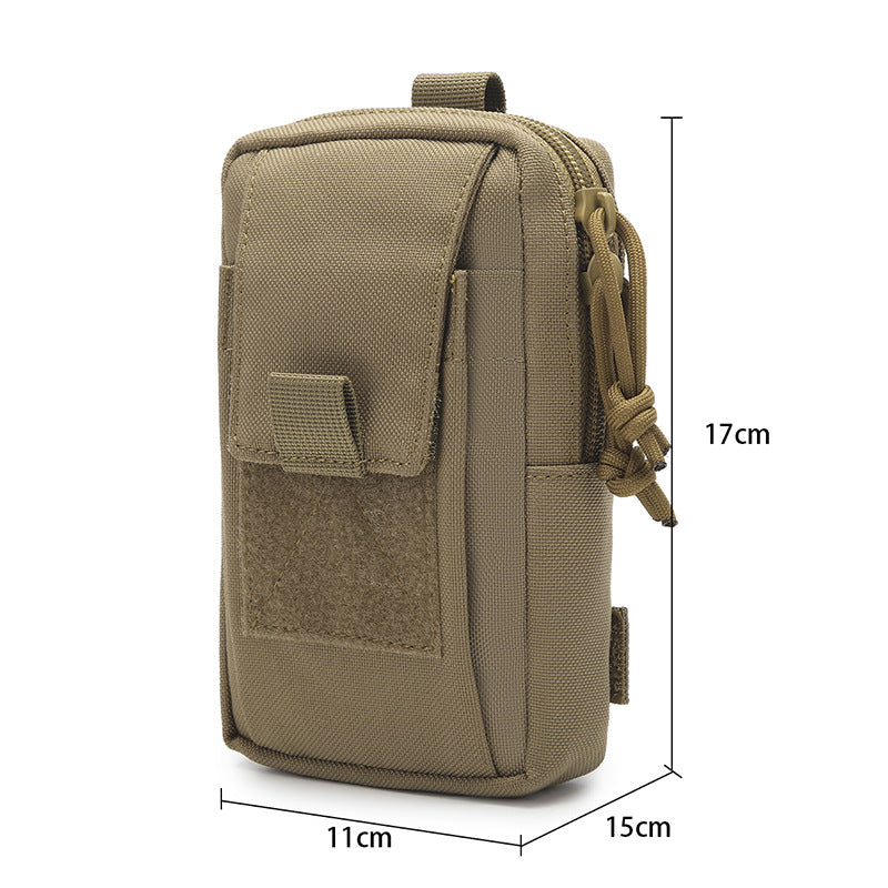 Amazon Multifunctional Molle Mobile Phone Bag Toolkit Tactical Outdoor Mobile Phone Bag Backpack Accessories Bag Miscellaneous Bag
