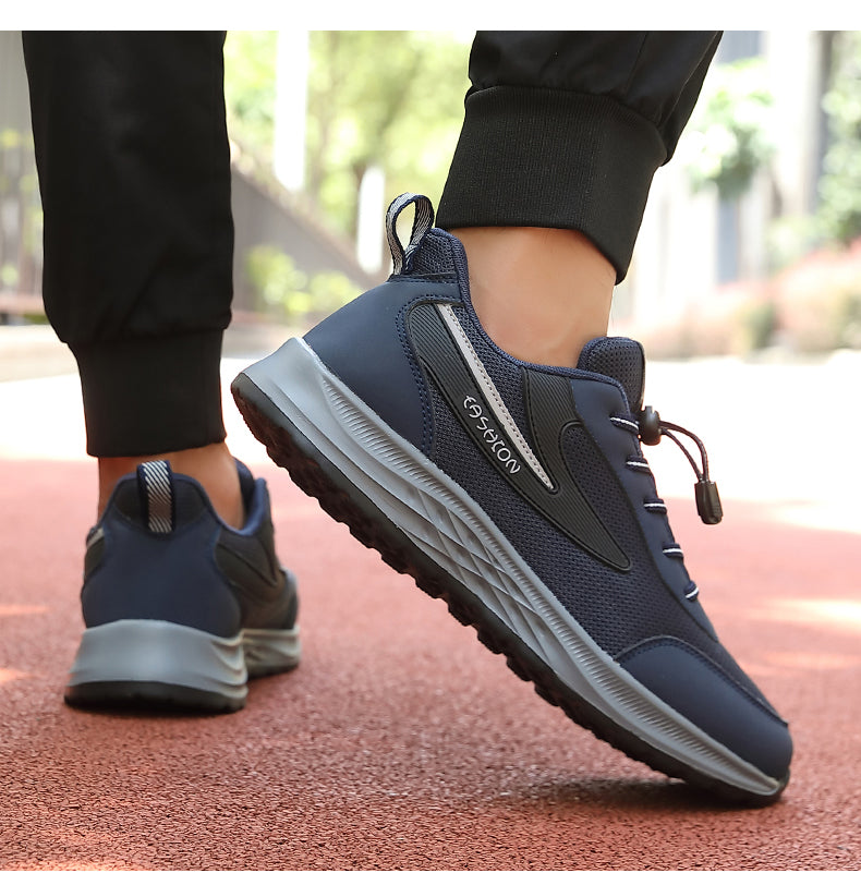 Chaussures pour seniors (nouveauté printemps) : semelles souples, confortables pour la marche, style sport mixte