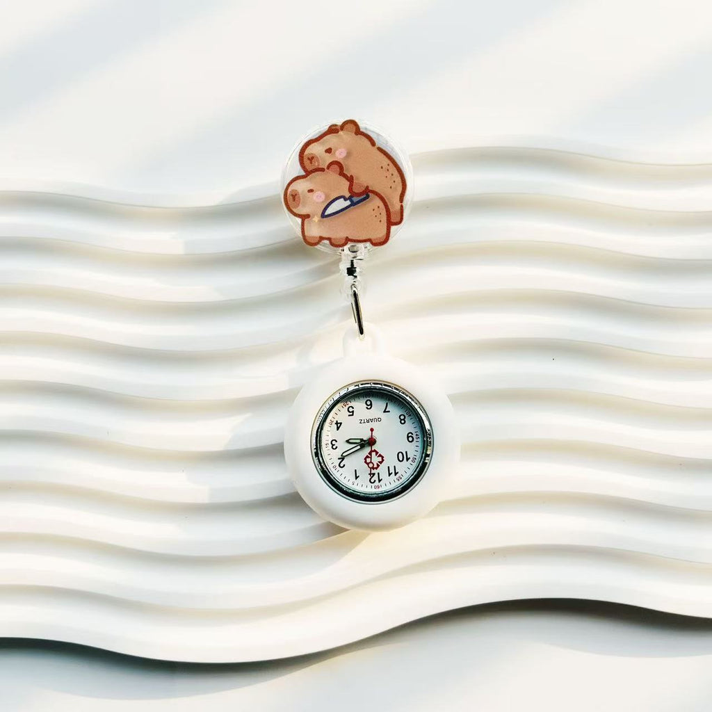 Aturable Kabibala nurse watch chest watch retractable student examination pocket watch doctor luminous stone sound watch wholesale