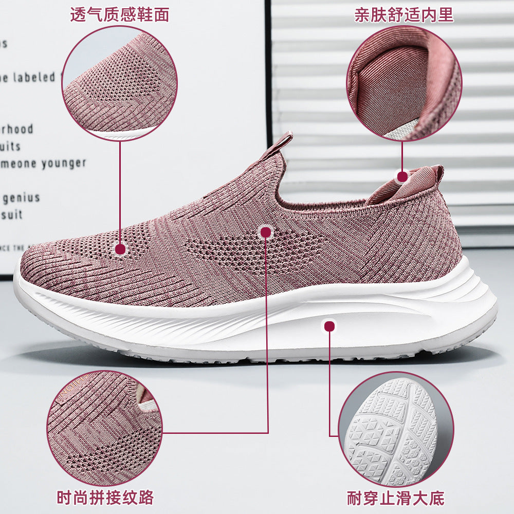 Chaussures pour femme (nouveauté printemps 2026) : modèle décontracté et facile à enfiler, adapté aux femmes d'âge mûr et aux seniors – Polyvalentes pour le quotidien