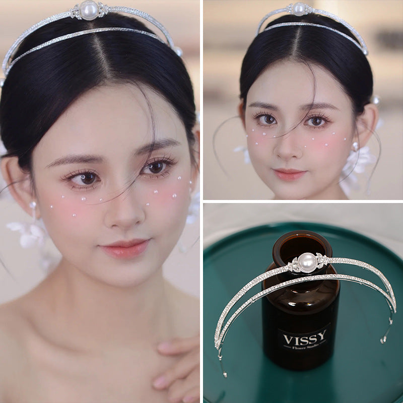 Baroque Crown European and American Hot Selling Crystal Bridal Tiara Crown Wedding Dress Accessories Bridal Jewelry Birthday Crown