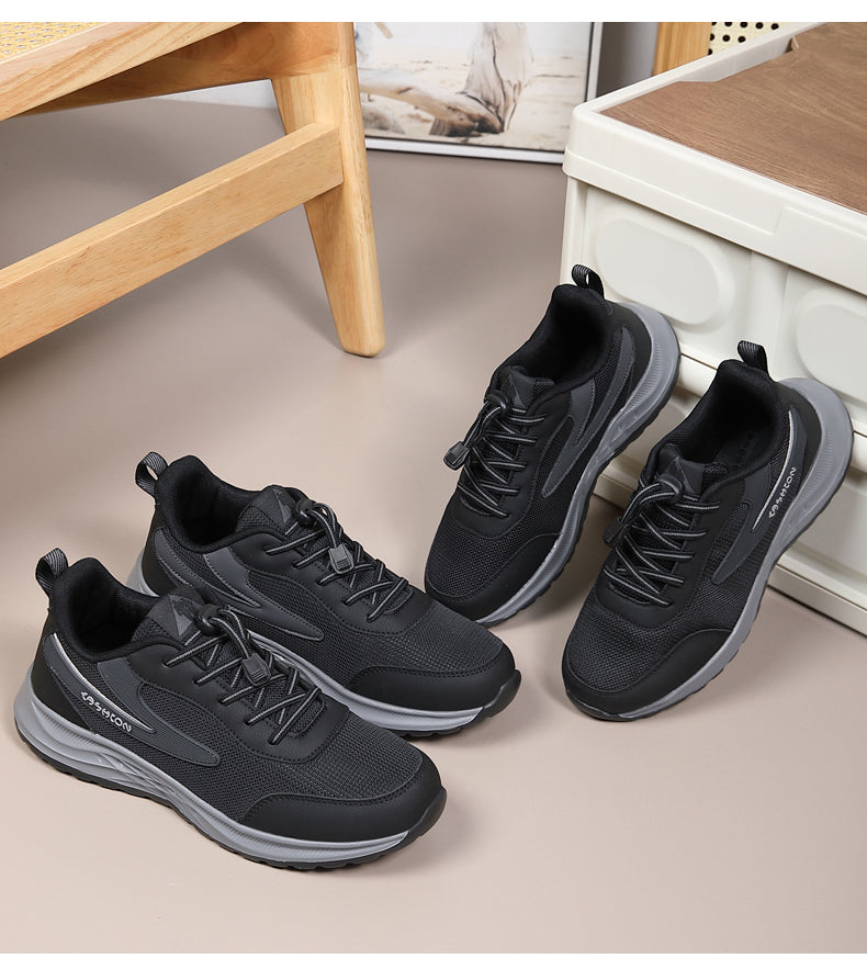 Chaussures pour seniors (nouveauté printemps) : semelles souples, confortables pour la marche, style sport mixte