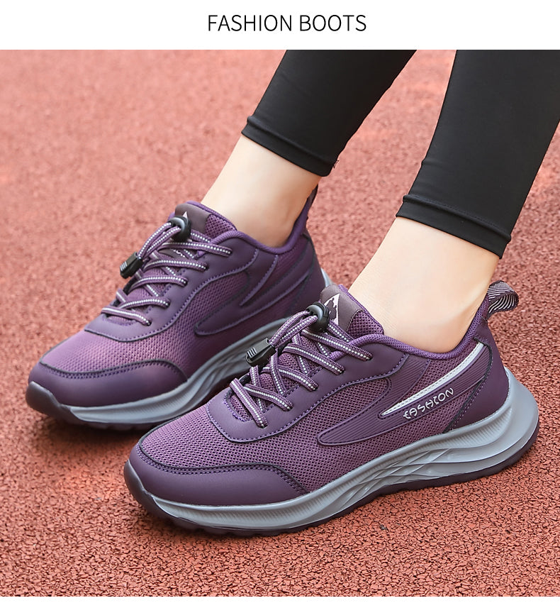 Chaussures pour seniors (nouveauté printemps) : semelles souples, confortables pour la marche, style sport mixte