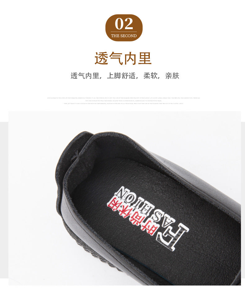 Women's shoes single-layer shoes mother's shoes soft bottom soft surface Spring and Autumn new casual comfortable non-slip flat shoes mother's shoes embroidered shoes