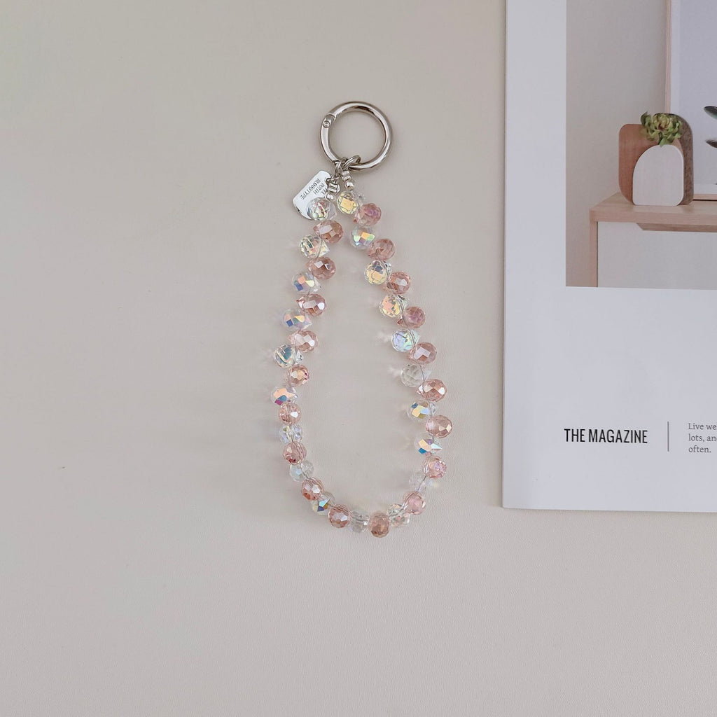 Phone Lanyard Ins Style Light Luxury Crystal Phone Holder Chain Niche Exquisite Camera Strap Accessory Keychain