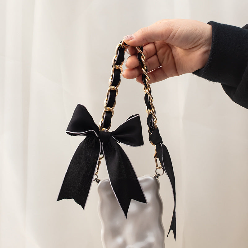 Mobile Phone Chain Braided Wrist Hanging High-End Short Mobile Phone Lanyard Shell Chain Mobile Phone Lanyard Hanging Handmade Silk Scarf