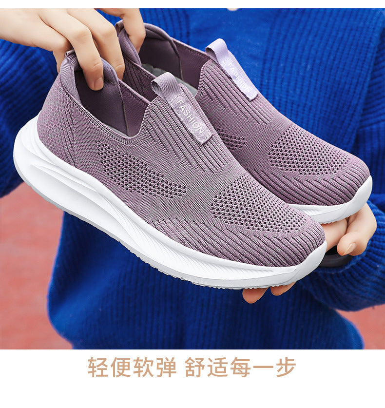 Chaussures pour femme (nouveauté printemps 2026) : modèle décontracté et facile à enfiler, adapté aux femmes d'âge mûr et aux seniors – Polyvalentes pour le quotidien
