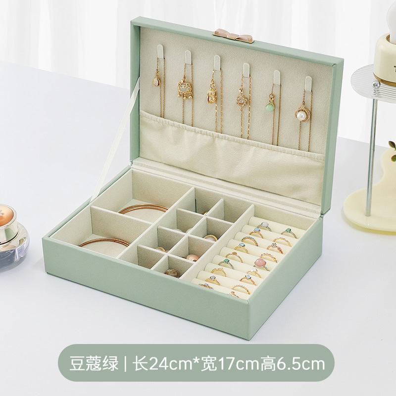 Large-Capacity Jewelry Storage Box, Jewelry Box for Hand Accessories, Rings, Earrings, Necklaces, Bracelets, and Jewelry Storage Box