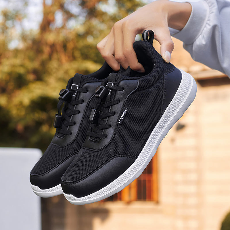 Chaussures pour seniors (nouveauté printemps) : semelles souples, confortables pour la marche, style sport mixte