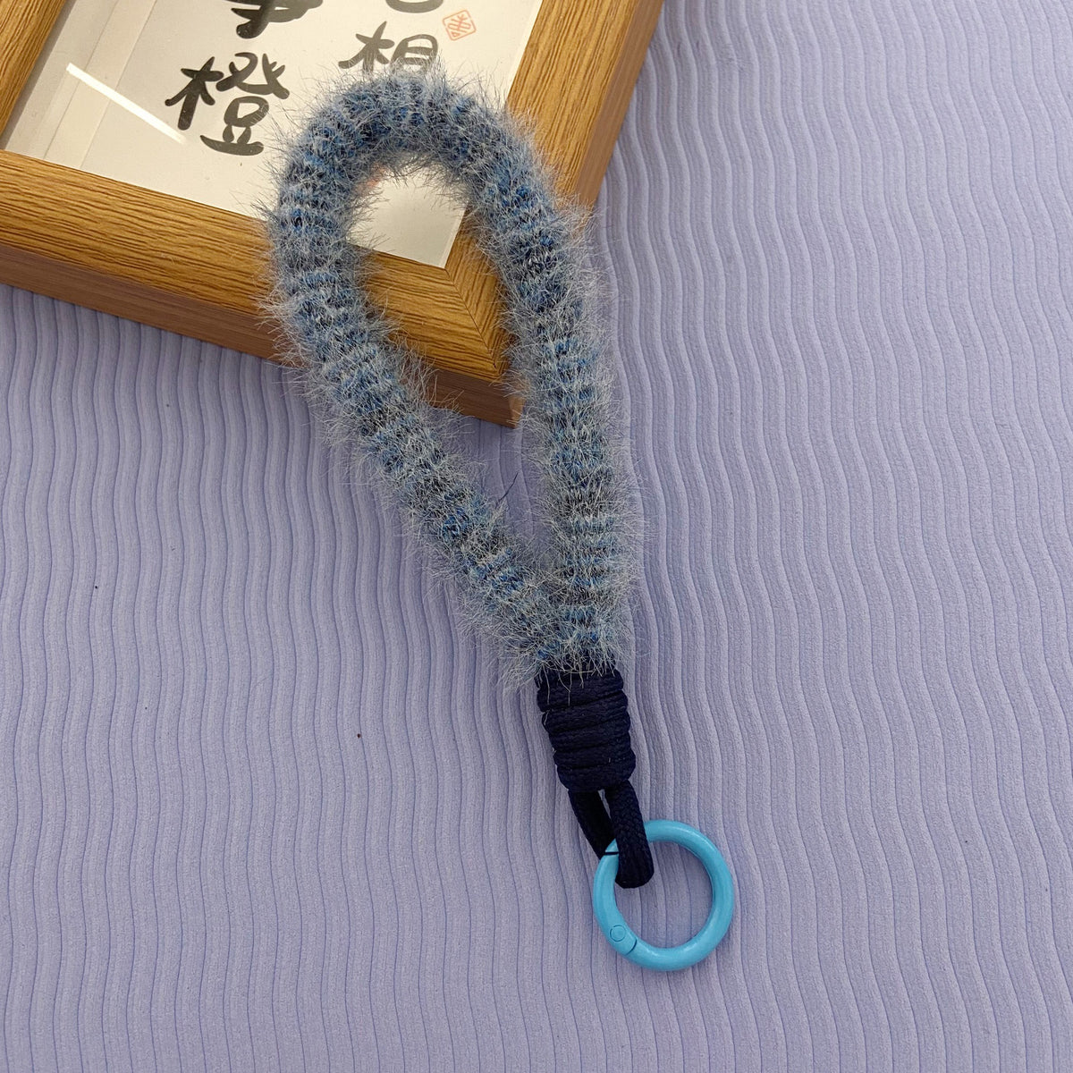 2024 New Stuffed Mobile Phone Lanyard Wrist Strap Multi-Color Short Imitation Mink Mobile Phone Case Lanyard Mobile Phone Chain