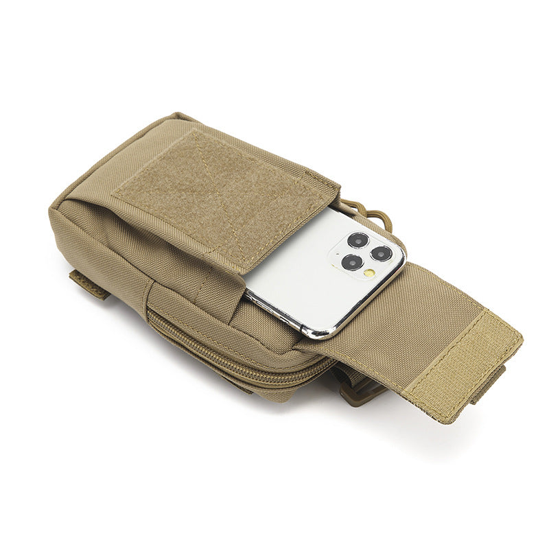 Amazon Multifunctional Molle Mobile Phone Bag Toolkit Tactical Outdoor Mobile Phone Bag Backpack Accessories Bag Miscellaneous Bag