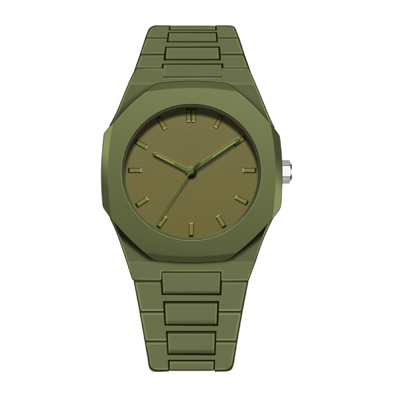 Arabic Numerals Hot Quartz Watch Casual Simple High Sense Neutral Waterproof Watch Southeast Asia Europe and America Flow