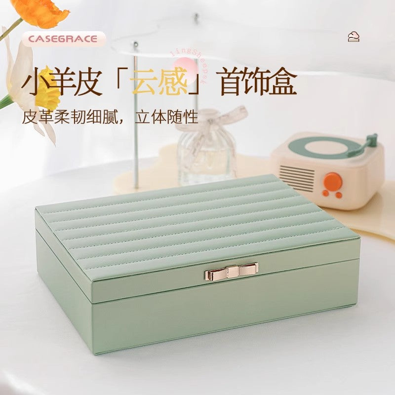 Large-Capacity Jewelry Storage Box, Jewelry Box for Hand Accessories, Rings, Earrings, Necklaces, Bracelets, and Jewelry Storage Box