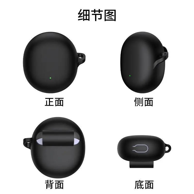 Étui de dessin animé mignon pour OPPO Enco Air 3, housse de protection Bluetooth sans fil en silicone souple avec crochet