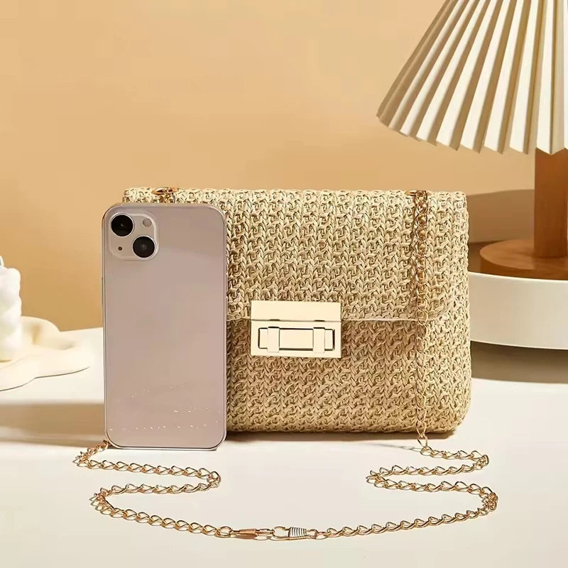 Sac à bandoulière pour femmes, sangle en chaîne, accessoire élégant pour Banquet, sac à bandoulière pour tenues de jour à nuit