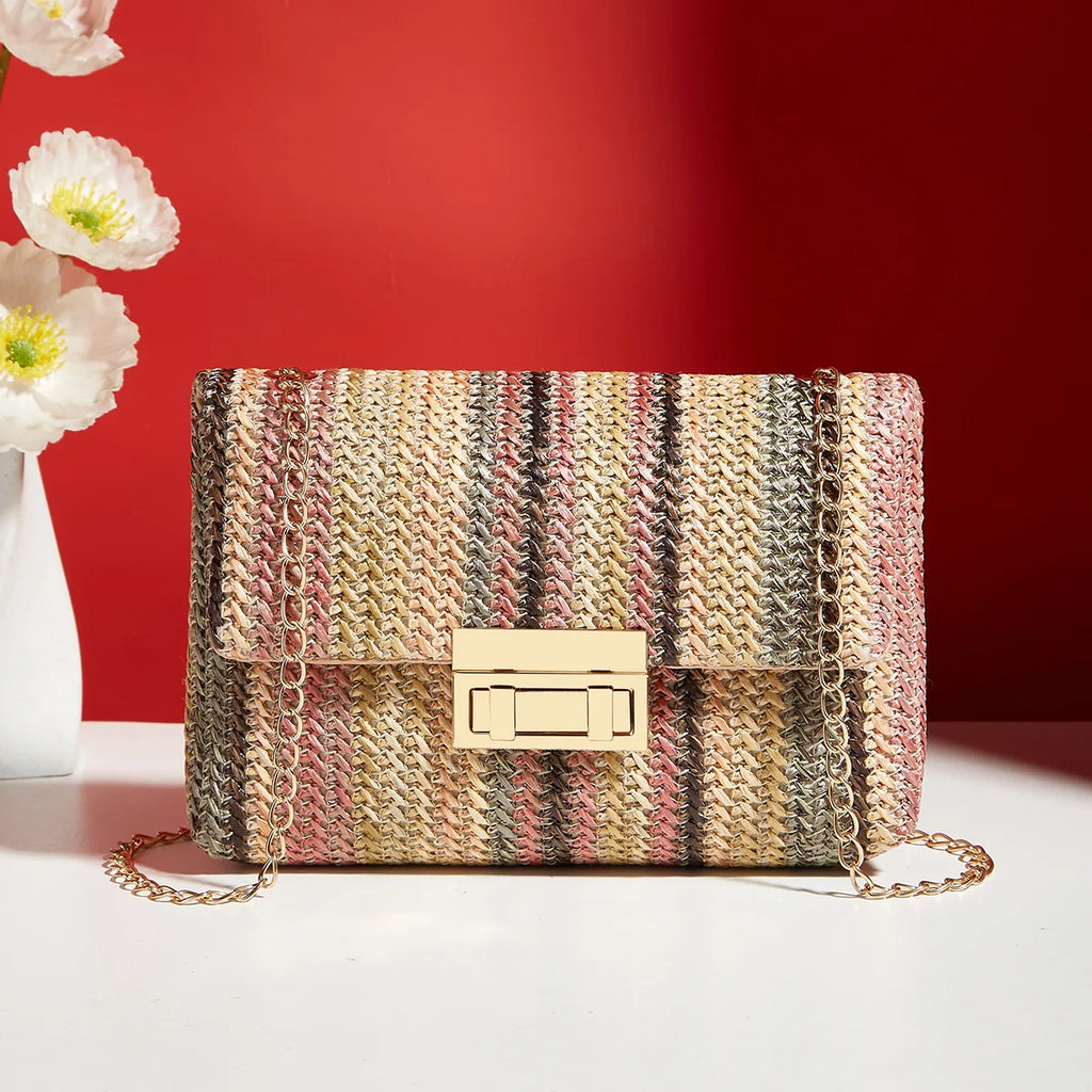 Sac à bandoulière pour femmes, sangle en chaîne, accessoire élégant pour Banquet, sac à bandoulière pour tenues de jour à nuit