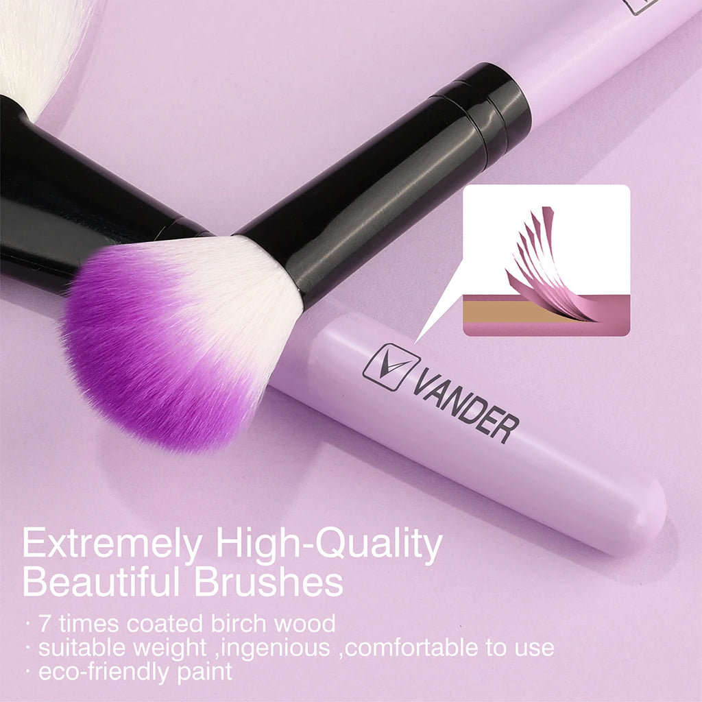 Nouvel ensemble de 10/32 pinceaux de maquillage doux et moelleux pour poudre, fond de teint, contour, fard à joues, correcteur, fard à paupières, estompeur et illuminateur – Outil de beauté