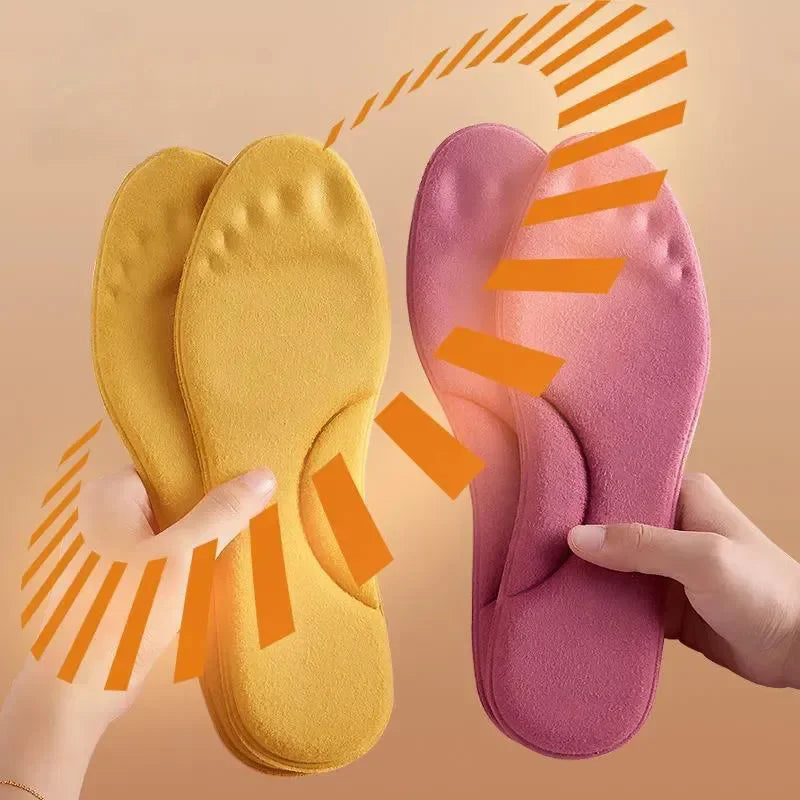 Semelles intérieures souples en PU Orth4WD pour hommes et femmes, chaussures de course respirantes, absorption des chocs, coussretours de soutien de la voûte plantaire