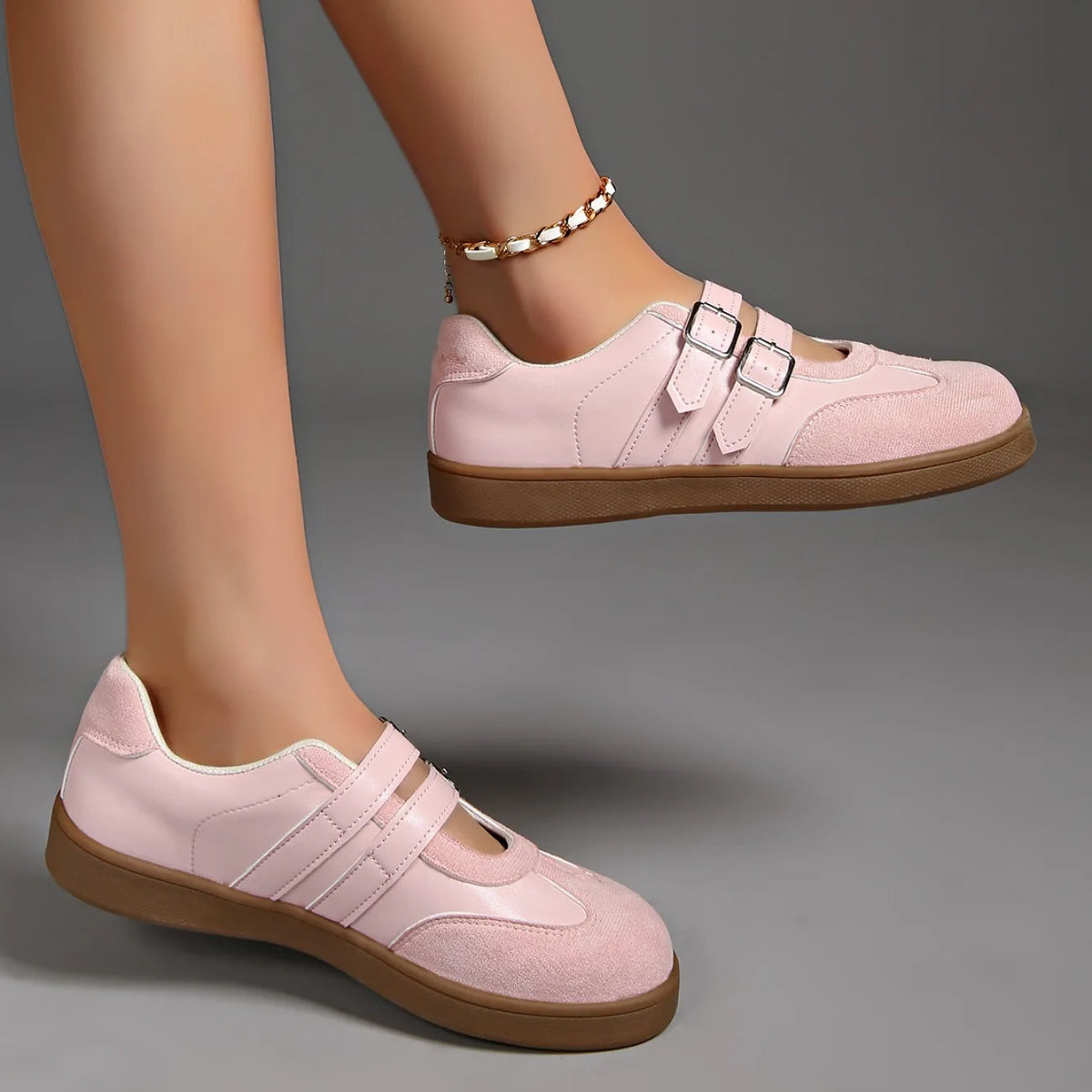 Chaussures De sport pour femmes, baskets à la mode, mocassins plats peu profonds, chaussures De marche, de Ballet, tendance, confortables, Zapatillas De Mujer