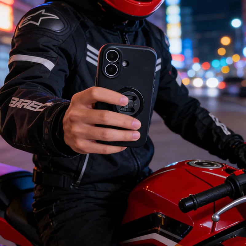 Support de téléphone portable pour iPhone 17 17Pro 17Air 17ProMax – Étui antichoc pour moto/vélo