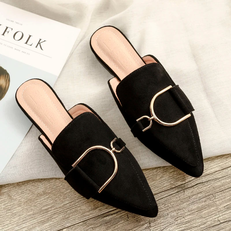 Chaussures plates femmes printemps/automne Chaussures plaques extérieur Mules Chaussures Zapatos Planos De Mujer décontracté Sapatilha Feminina mocassins
