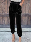 Pantalons en velours automne et hiver pantalons en velours dames pantalons décontractés amples