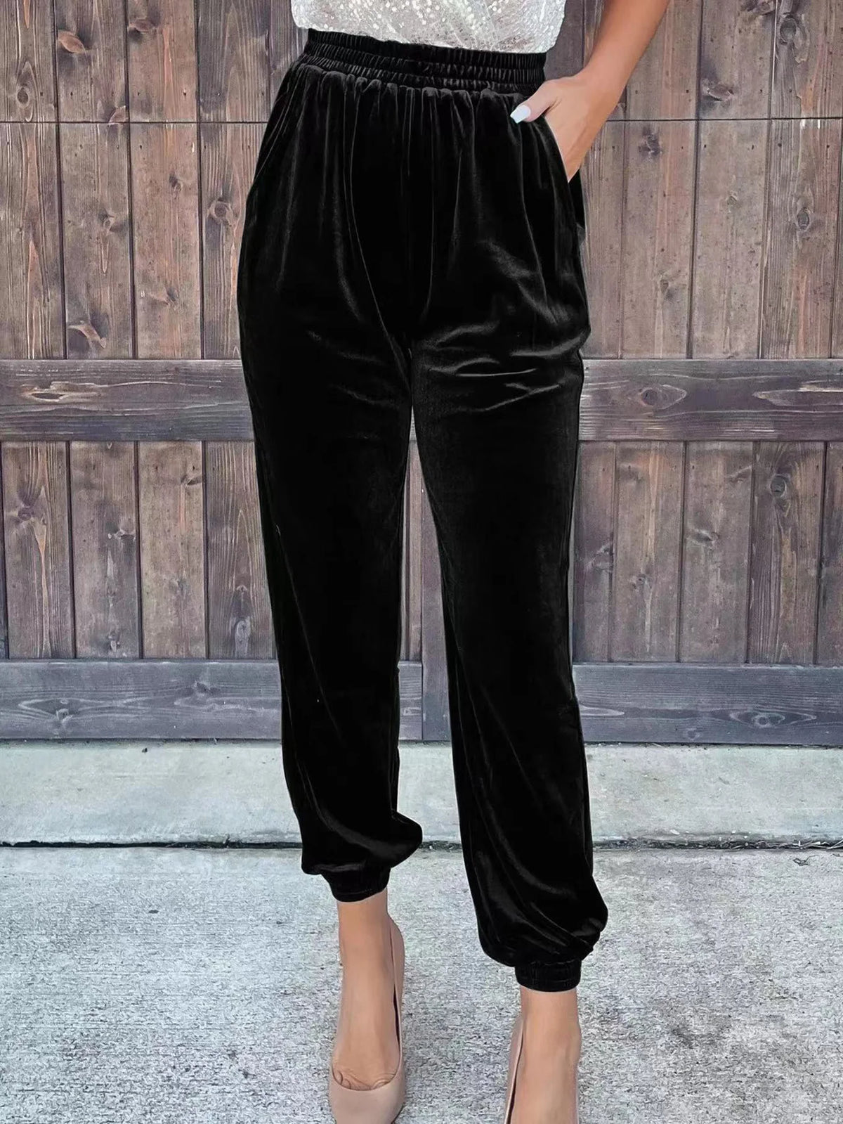 Pantalons en velours automne et hiver pantalons en velours dames pantalons décontractés amples