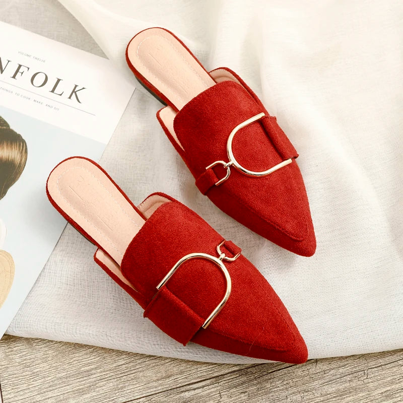 Chaussures plates femmes printemps/automne Chaussures plaques extérieur Mules Chaussures Zapatos Planos De Mujer décontracté Sapatilha Feminina mocassins