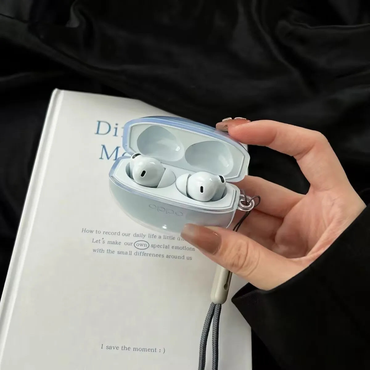 Étui transparent pour écouteurs OPPO Enco Air5 Pro, étui de protection antichoc en TPU souple, accessoires avec cordon