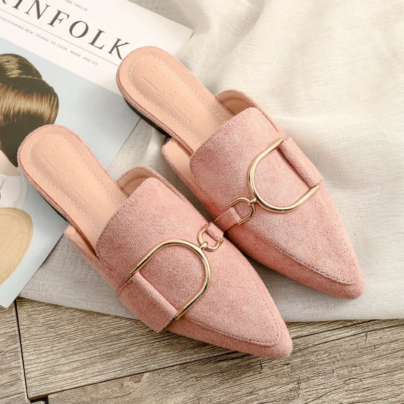 Chaussures plates femmes printemps/automne Chaussures plaques extérieur Mules Chaussures Zapatos Planos De Mujer décontracté Sapatilha Feminina mocassins