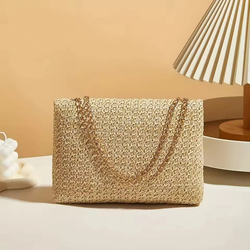 Sac à bandoulière pour femmes, sangle en chaîne, accessoire élégant pour Banquet, sac à bandoulière pour tenues de jour à nuit