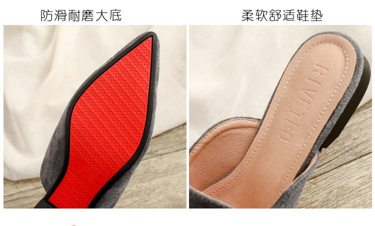 Chaussures plates femmes printemps/automne Chaussures plaques extérieur Mules Chaussures Zapatos Planos De Mujer décontracté Sapatilha Feminina mocassins
