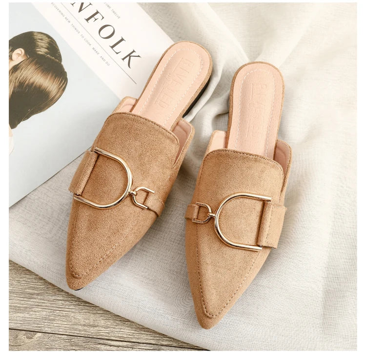 Chaussures plates femmes printemps/automne Chaussures plaques extérieur Mules Chaussures Zapatos Planos De Mujer décontracté Sapatilha Feminina mocassins
