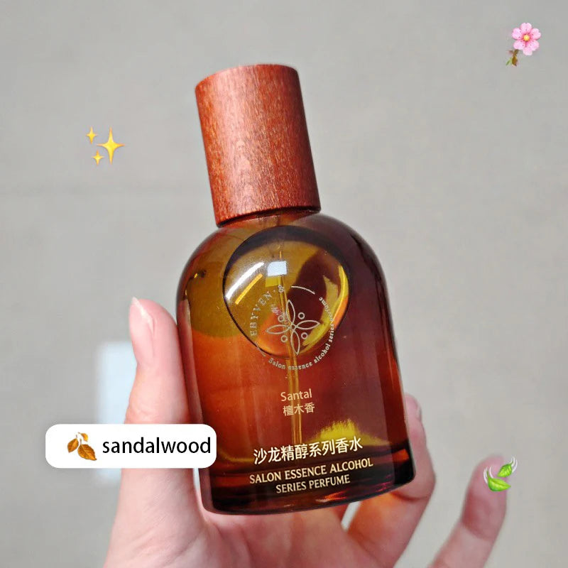 Eau de Parfum Santal pour Femme, Parfum Oriental Frais, Floral Fruité, Vanille Douce, Longue Tenue, pour le Quotidien et les Rendez-vous