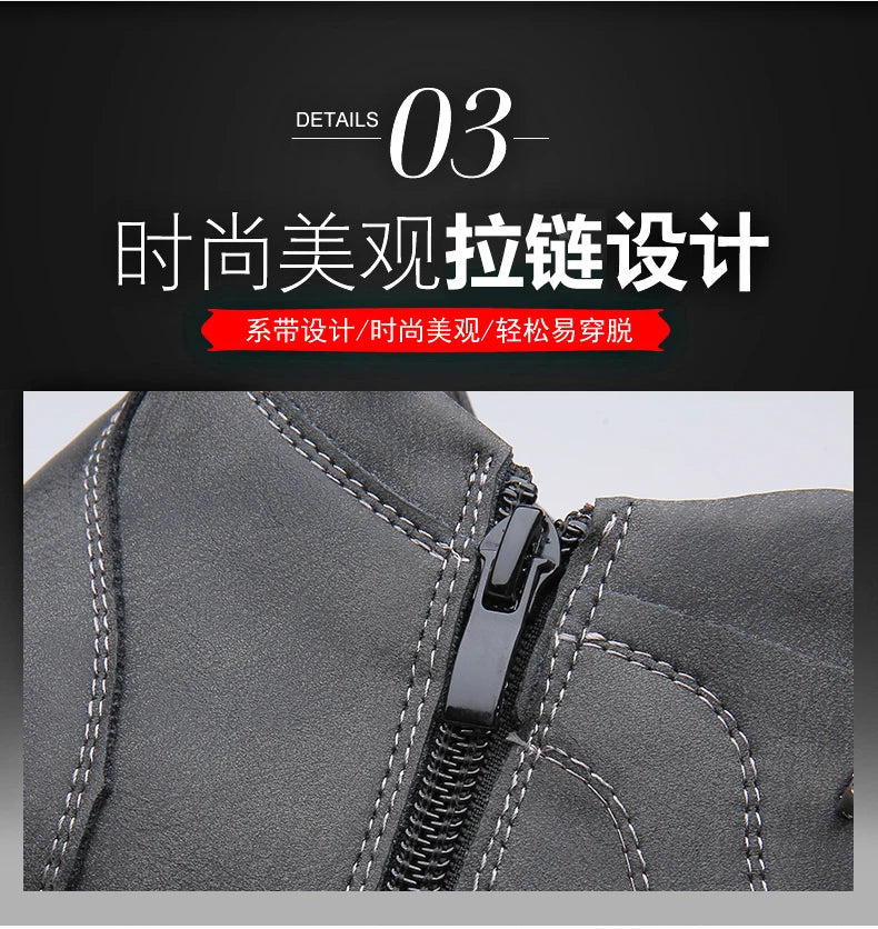 Bottes en cuir Pu hommes printemps chaussures hautes décontractées pour hommes tendance fermeture éclair chaussures plates hiver Sneaker vulcanisé cheville Tennis Zapatillas