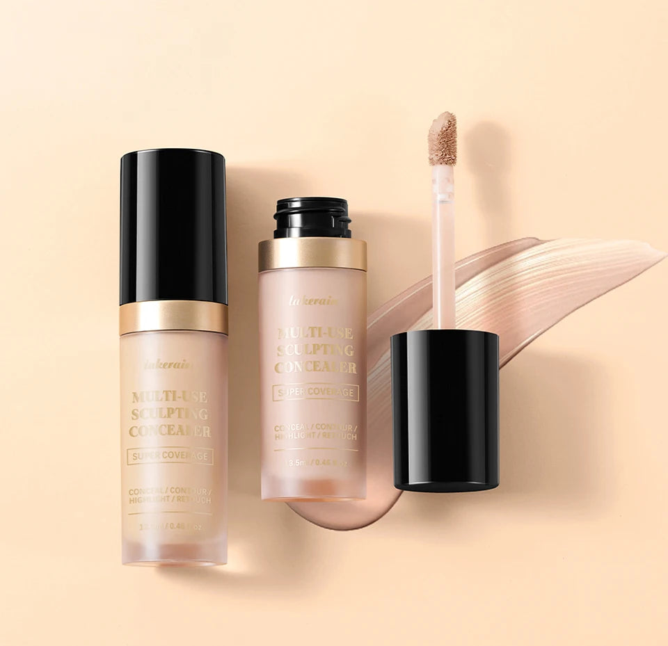 Fond de teint mat à couvrance longue durée, crème multi-usages sans huile, surligneur et retouche, produits de maquillage pour le visage pour femmes
