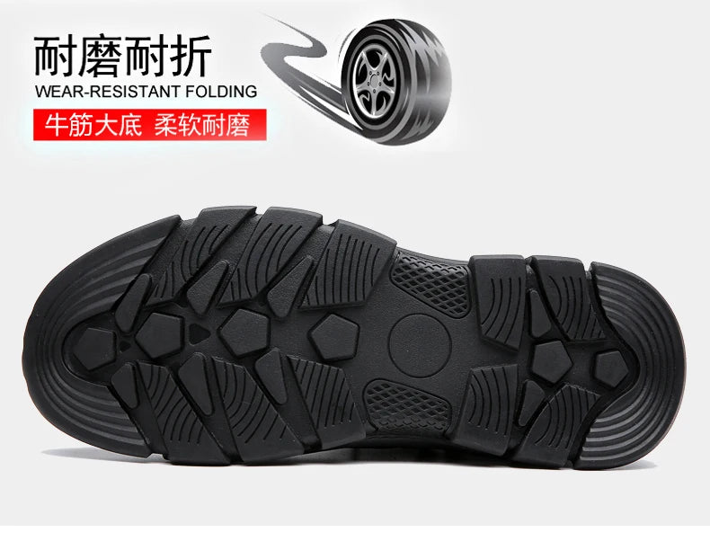Bottes en cuir Pu hommes printemps chaussures hautes décontractées pour hommes tendance fermeture éclair chaussures plates hiver Sneaker vulcanisé cheville Tennis Zapatillas