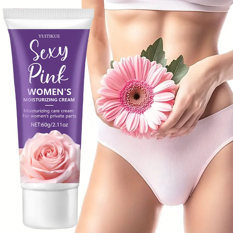 Crème intime féminine 60g - Hydratante et désodorisante, application douce, bonheur et santé des femmes, beauté haut de gamme, sel