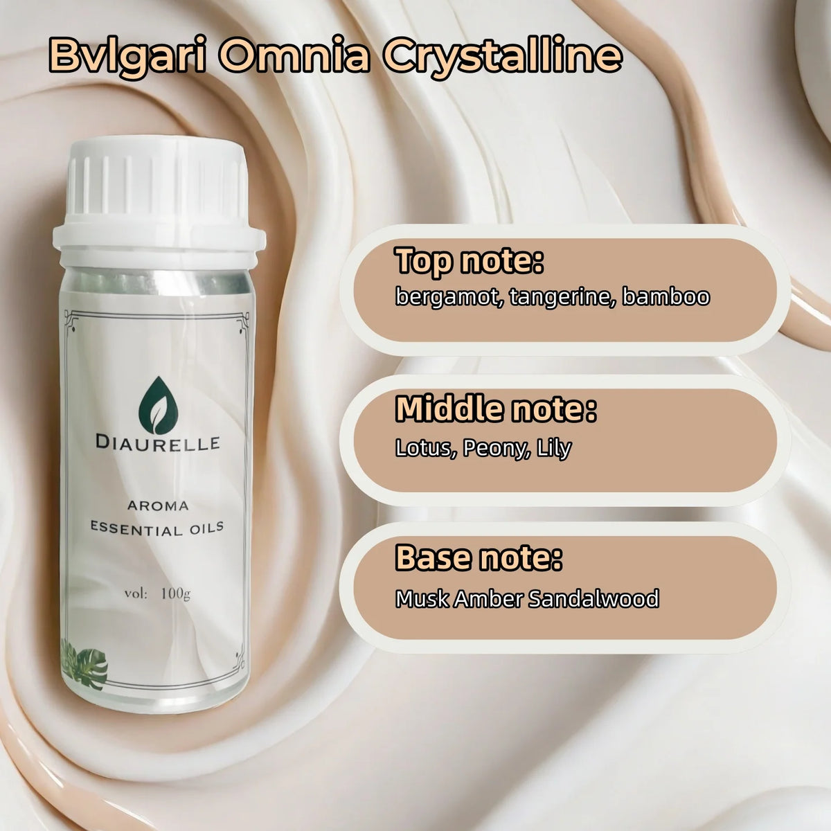 DIAURELLE 100mL diffuseur d'arôme huiles essentielles 8 fois concentré Essence parfum arôme maison parfum désodorisant