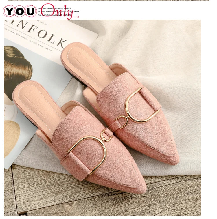 Chaussures plates femmes printemps/automne Chaussures plaques extérieur Mules Chaussures Zapatos Planos De Mujer décontracté Sapatilha Feminina mocassins