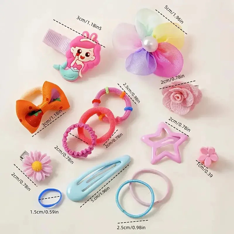 Un ensemble d'accessoires de 718 pièces adapté aux sorties quotidiennes des filles et à leur participation à des événements festifs – Une collection richement sélectionnée.