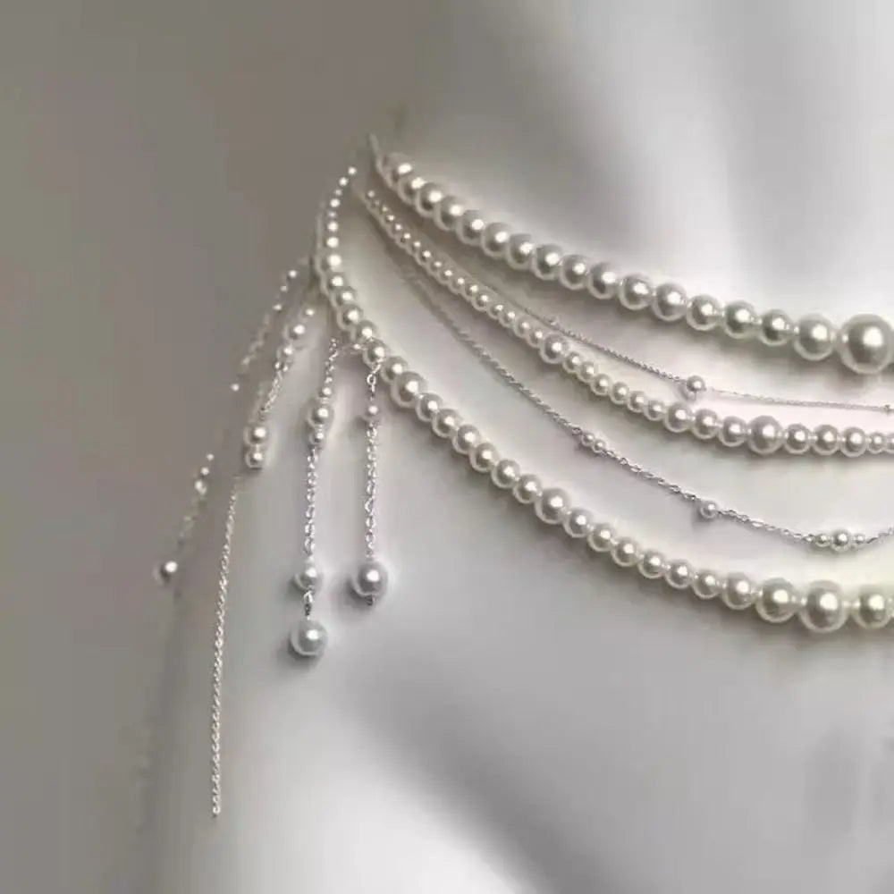 Chaînes de taille en perles élégantes, polyvalentes, style Boho, accessoire de taille, bijoux de corps pour femmes