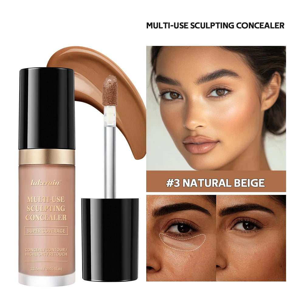 Fond de teint mat à couvrance longue durée, crème multi-usages sans huile, surligneur et retouche, produits de maquillage pour le visage pour femmes