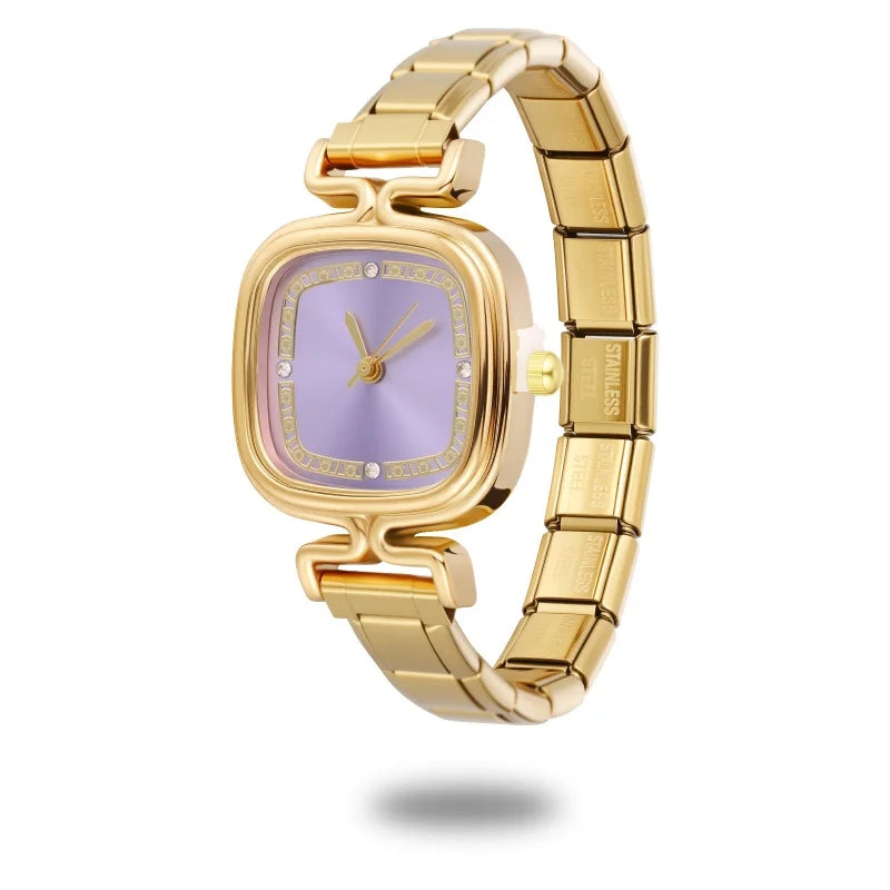 Montre Simple en acier inoxydable pour femmes, adaptée au Bracelet de 9mm, pour étudiant, ami, femme, anniversaire, bijoux à bricoler soi-même, cadeau, vente en gros