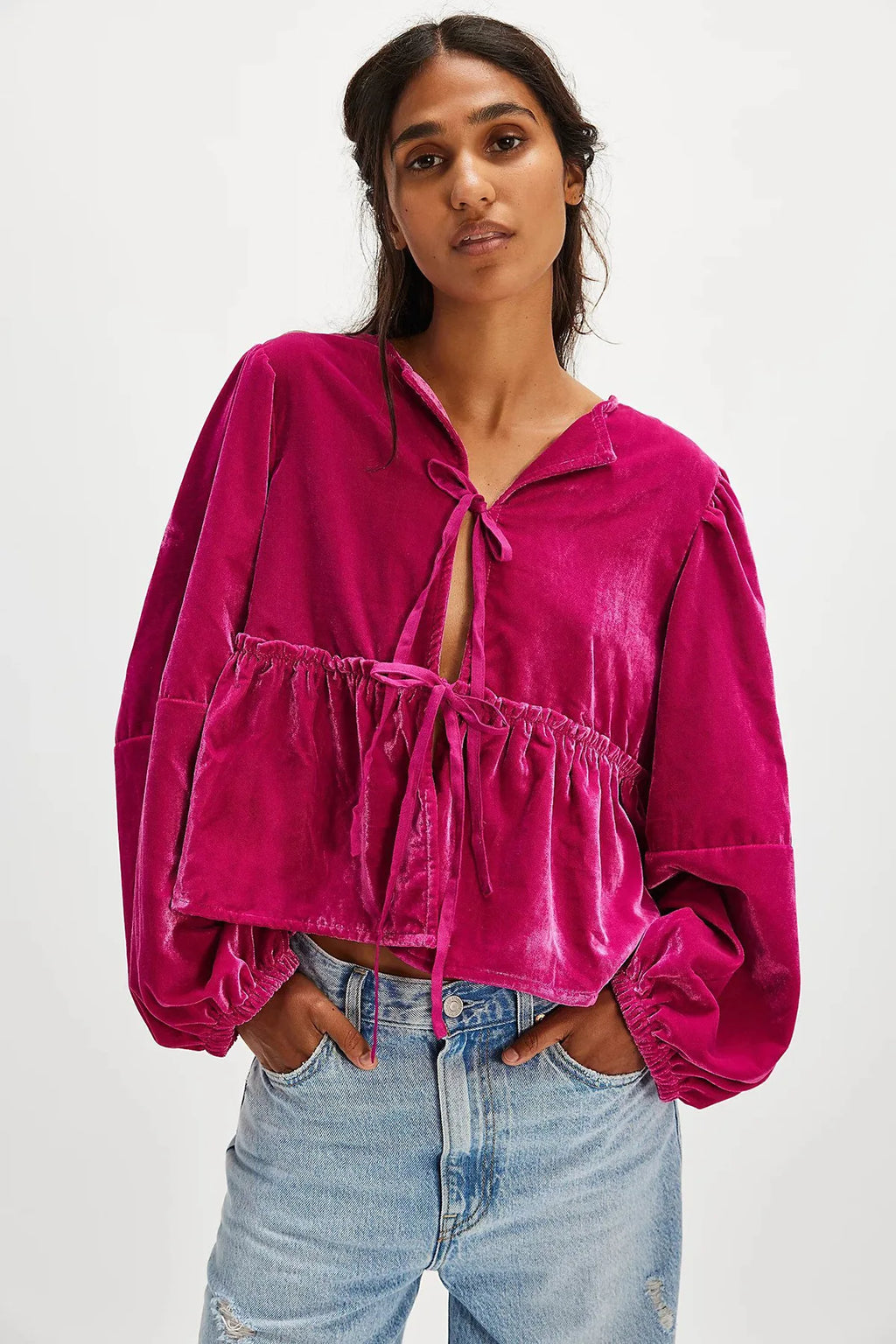 Vêtements pour femmes offre spéciale chemise en velours magasin indépendant nouveau Style dames doux décontracté cravate sangle chemise confortable hiver femmes
