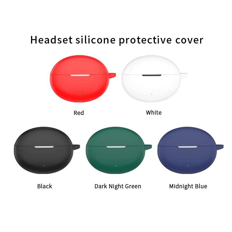 Étui en silicone pour écouteurs sans fil OPPO Enco Air5 Pro, protection antichoc, coque de protection avec crochet