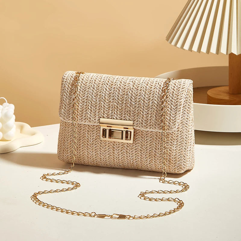 Sac à bandoulière pour femmes, sangle en chaîne, accessoire élégant pour Banquet, sac à bandoulière pour tenues de jour à nuit